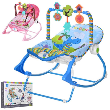 фото Кресло-качалка для детей 63562 регулируемая спинка