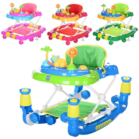 фото Детские ходунки-качалка 2в1 BAMBI M 3464