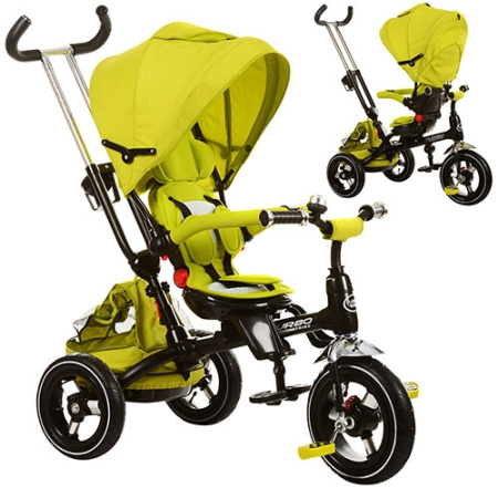 фото Трехколесный велосипед M 3202A-3 с поворотным сидением (зеленый)