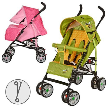 фото Прогулочная коляска для детей Bambi M 2103-2 трость
