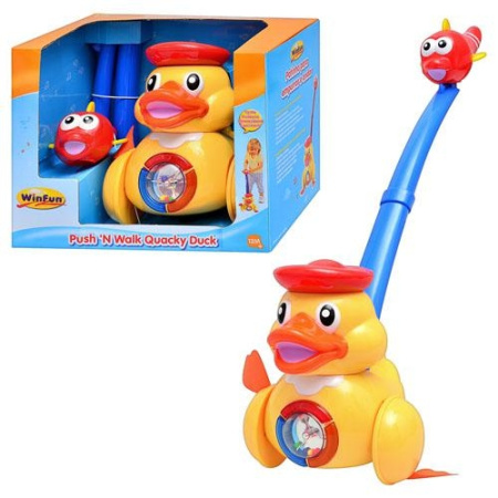 фото Игрушка-каталка WinFun 0653 NL Утенок