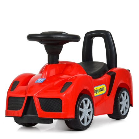 фото Детская машинка-каталка Bambi F6688-3 музыка свет багажник (красная)