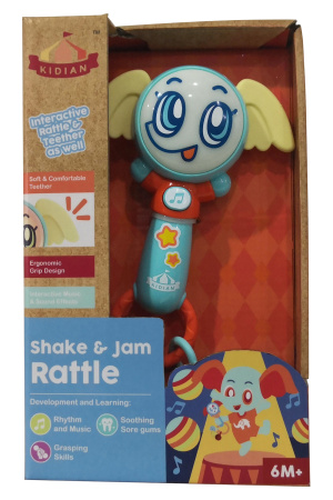 фото Погремушка музыкальная Kidian интерактивный слоник (с датчиком движения)