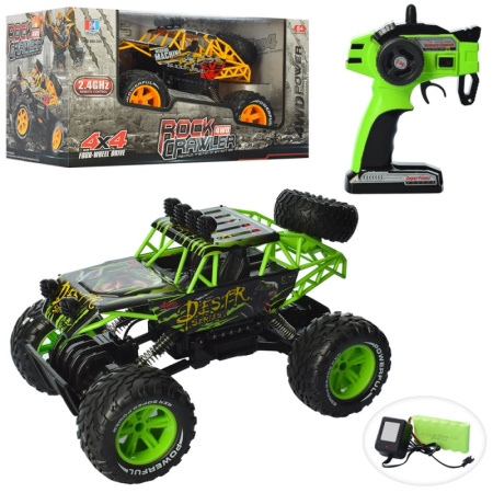 фото Джип с радиоуправлением 689-358-59 со световыми эффектами (36 см)