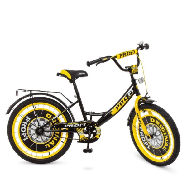 Велосипед для детей 20 дюймов Prof1 Y2043 Original boy (черный)
