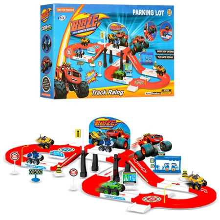 фото Автотрек для детей Вспыш ZY-680 с наклейками