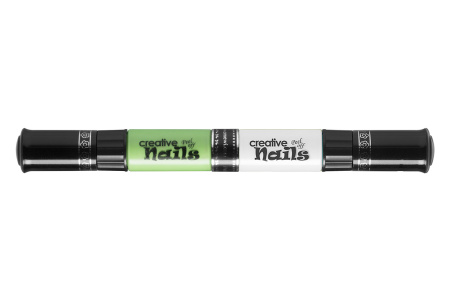 фото Детский лак-карандаш для ногтей Malinos Creative Nails на водной основе (2 цвета Морской волны + Белый)