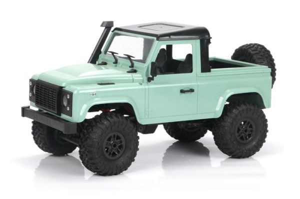 Машинка на радиоуправлении 1:12 MN Model Краулер D90 Defender полноприводный (бирюзовый)