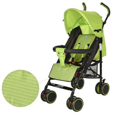 фото Прогулочная коляска для детей Bambi M 3426-5 трость (салатовая)