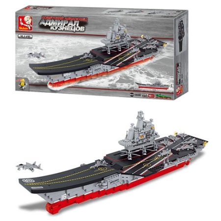 фото Детский конструктор SLUBAN M38-B0399 авианосец (1058 деталей)