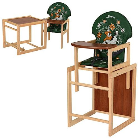 фото Стульчик для кормления трансформер Vivast М V-010-22-6