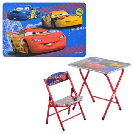 фото Детский столик DT 19-11 парта со стульчиком Тачки