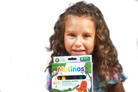 фото Восковые карандаши Malinos Wachsmal-Zauber 6 шт (3 в 1)