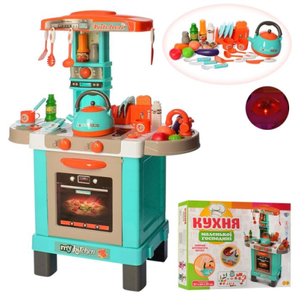 Игровой набор кухня Limo Toy 008-939A с посудой и продуктами
