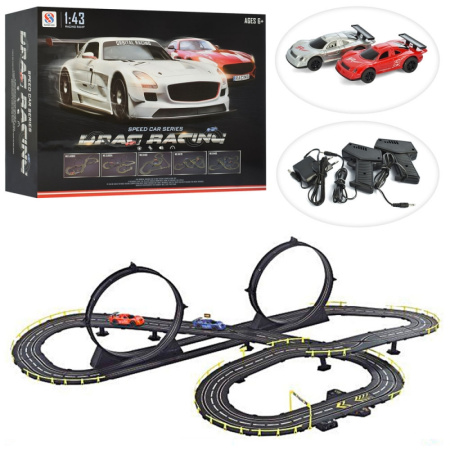 фото Игрушечный автотрек 6604 работает от сети (160-135 см)