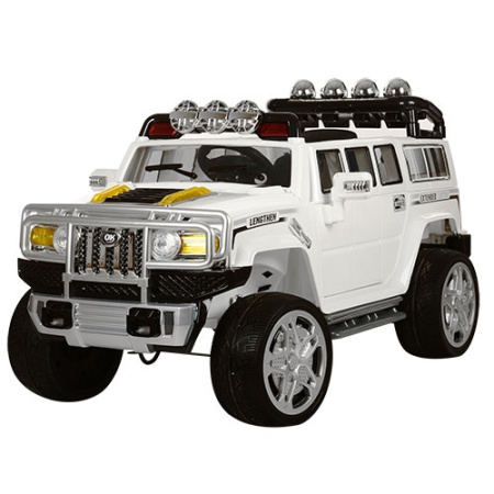 фото Электромобиль Hummer JJ 255 EBR-1  с пультом управления (белый) фото Электромобиль Hummer JJ 255 EBR-1  с пультом управления (белый)