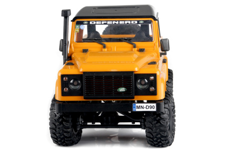 фото Машинка на радиоуправлении 1:12 MN Model Краулер D90 Defender полноприводный (желтый)