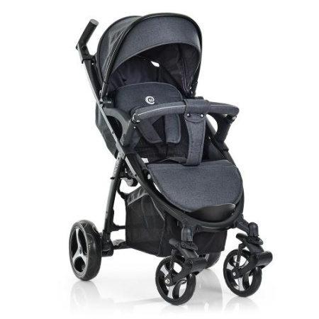 фото Детская коляска El Camino ME 1023L FOCUS Graphite прогулка-книжка (серая)