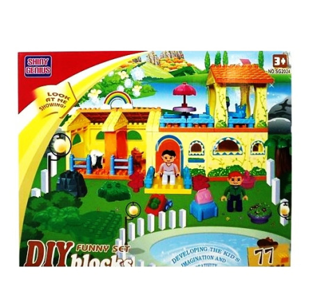 фото Детский игрушечный конструктор SG 2024 "Ферма" (77 дет.)