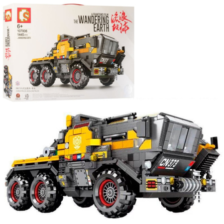 фото Игровой конструктор военный транспорт 107006 с фигурками (1445 деталей)