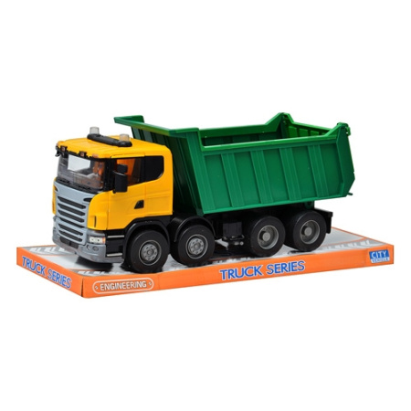 фото Самосвал инерционный 7855 с поднимающимся кузовом