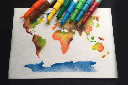 фото Фломастеры-аэрографы MALINOS BLOpens Vivid 5 шт