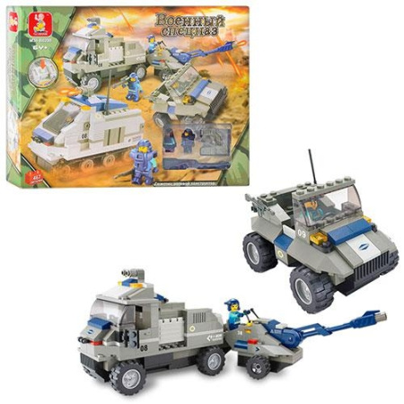 фото Детский конструктор SLUBAN M 38 B 0208  " Военный спецназ" (467 дет.)