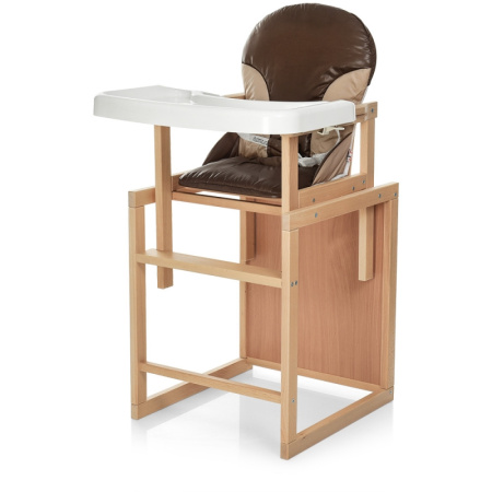 фото Стульчик – трансформер 2в1 CH-L4 для кормления (кофейный)