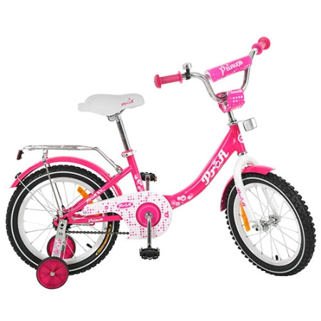фото Детский двухколесный велосипед 14 дюймов Profi G1413 Princess (малиновый)
