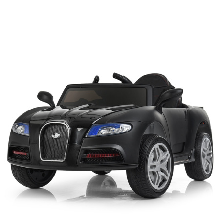 фото Электромобиль для детей Bugatti M 3968EBLRM-2 кожаное сиденье и матовая краска (черный) фото Электромобиль для детей Bugatti M 3968EBLRM-2 кожаное сиденье и матовая краска (черный)