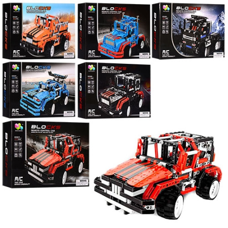 фото Детский конструктор 6504-6509 машина на радиоуправлении (от 464 деталей)