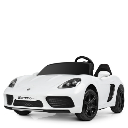 фото Детская электромашина Porsche M 4055AL-1 мотор 180W надувные колеса (белая)