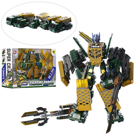 фото Детский игровой трансформер 5в1 HD15 робот-военная техника (31см)