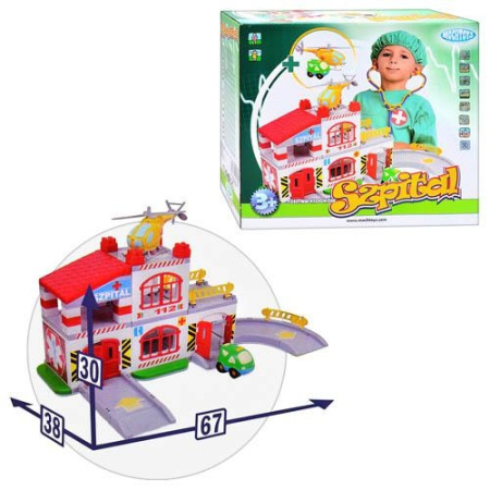 фото Конструктор для детей Mochtoys 10180 Скорая помощь