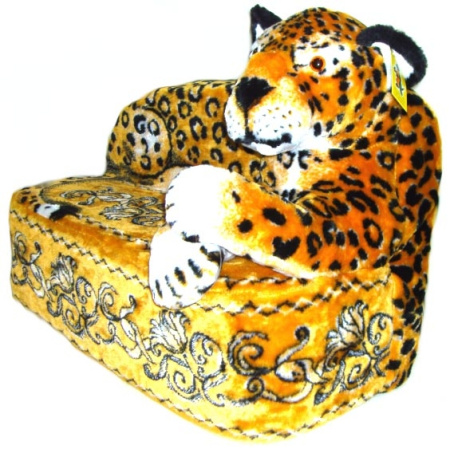 фото Детский мягкий диванчик Леопард (о)