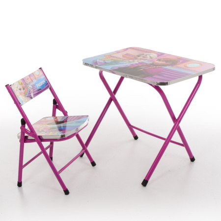 фото Детский складной столик Снежная Королева A19-FR со стульчиком