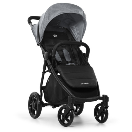 фото Прогулочная коляска-книжка El Camino ME 1032L ESCAPE Silver Black (серая)