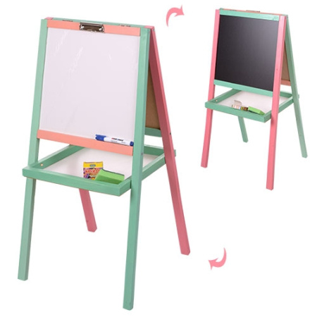 фото Мольберт детский деревянный 042 две доски
