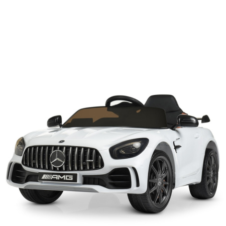 фото Детский электромобиль Mercedes AMG GT M 4182EBLR-1 с радиоуправлением (белый)