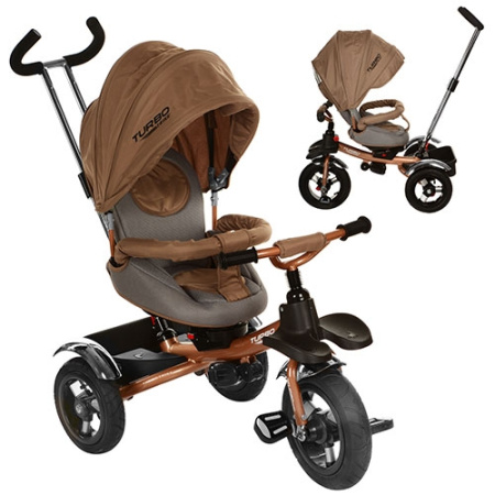 фото Трехколесный велосипед iTrike M 3193-1A с поворотным сидением (бежевый)