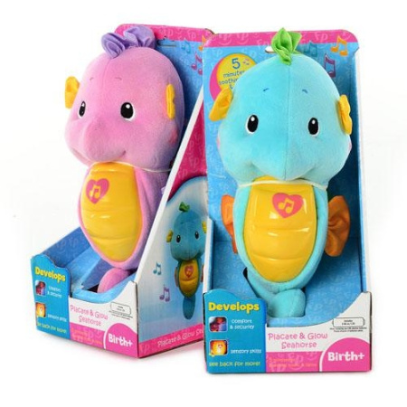 фото Плюшевый ночник 63512 Морской конек с колыбельными