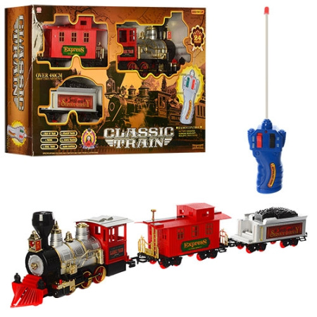 фото Железная дорога для детей 48 с пультом управления локомотив