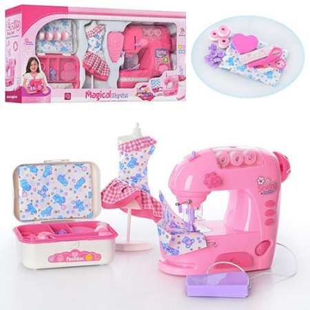 фото Детская швейная машинка 754AC игровой набор