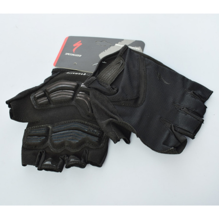 фото Перчатки для спорта SPECIALIZED AS180056-14 с короткими пальцами (черные)