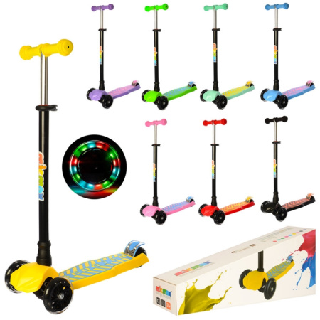 фото Детский трехколесный самокат JR 3-060-8 MAXI (руль 80-89 см)