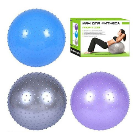 фото Мяч для фитнеса 65 см шипованый М 0280 U/R