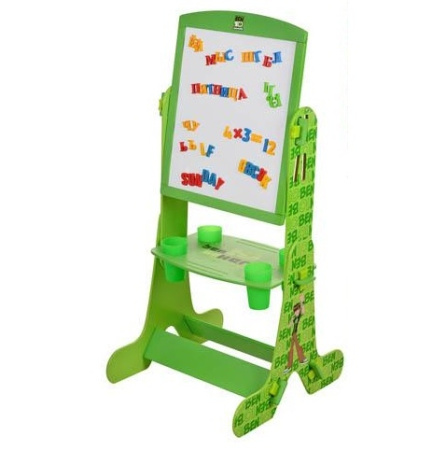 фото Двусторонний детский деревянный мольберт BN 0064 Ben Ten (русс., укр., англ.)