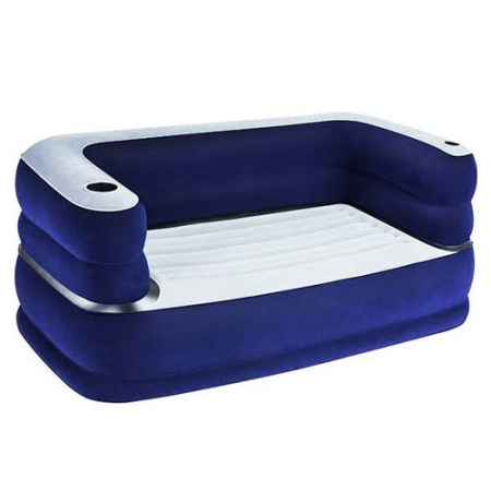 фото Надувной диван Bestway 75058 с подстаканниками (165-89-64 см)