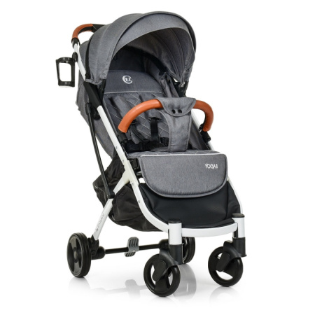 фото Коляска детская прогулочная M 3910-11 YOGA II книжка лен (серая)
