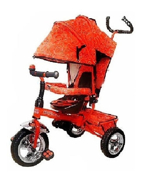 Детский трехколесный велосипед Profi Trike M 0201 Eva Foam красный